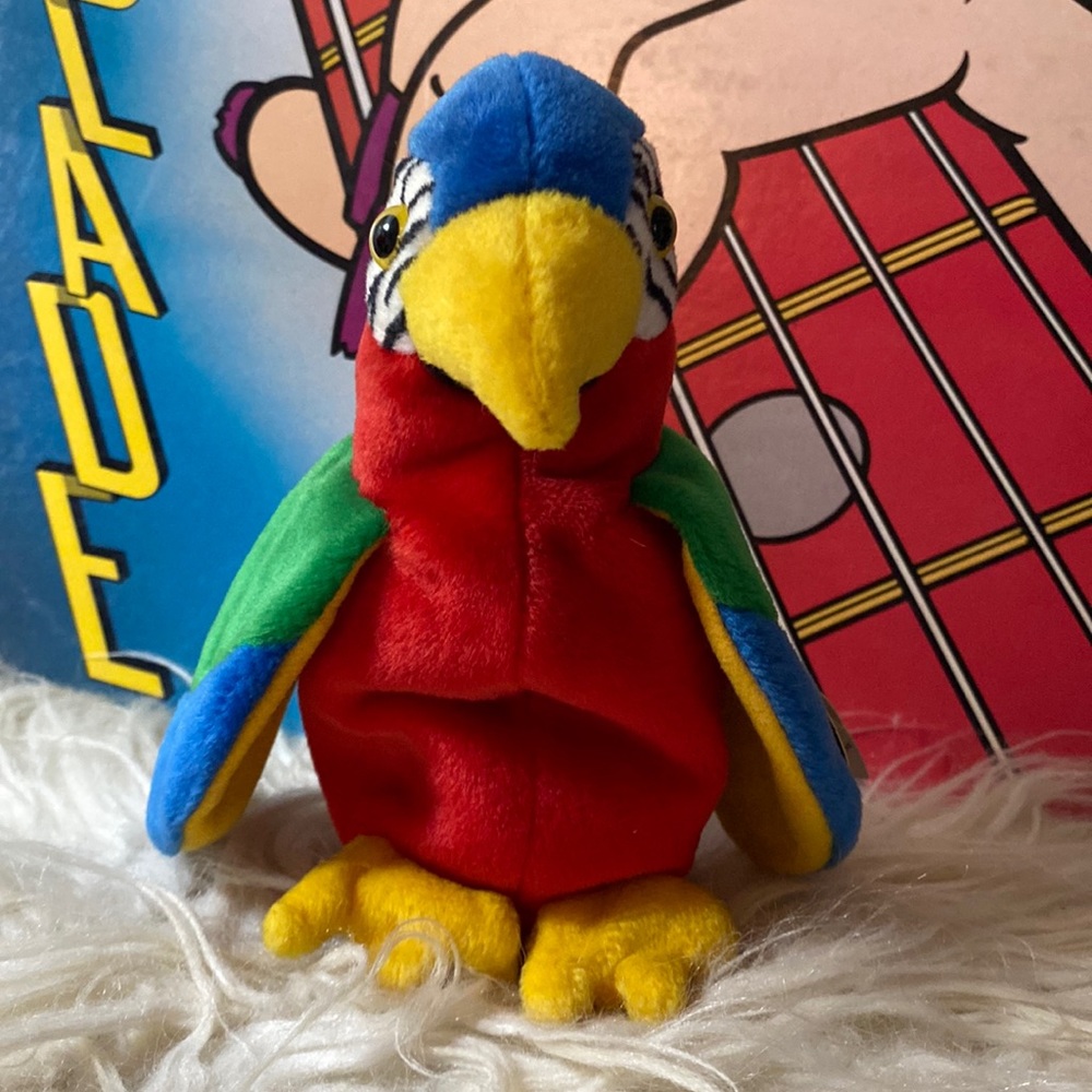 Ty Beanie Buddy - Jabber the Parrot Collectible